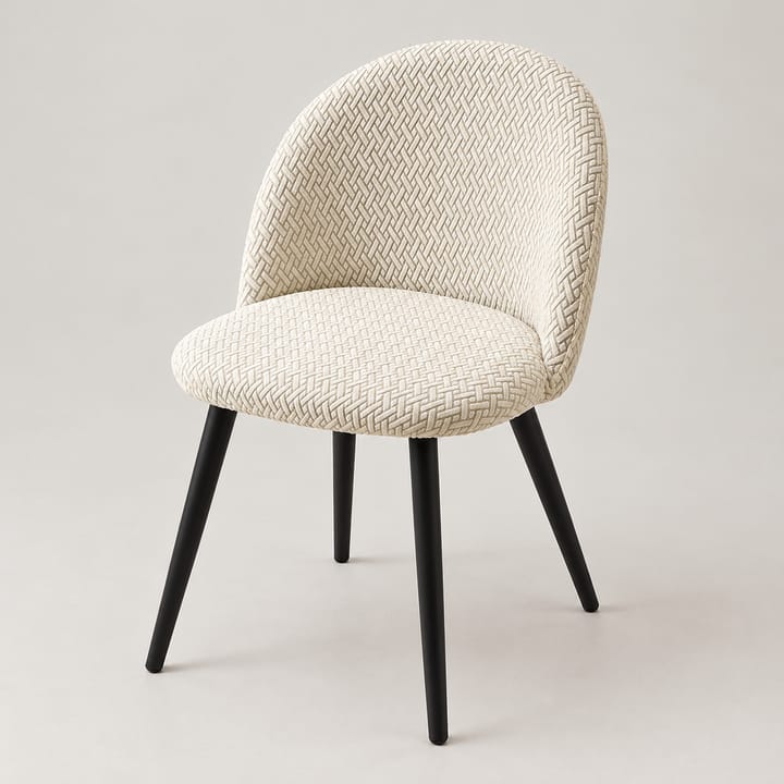 The Tatting Weave Dining Chair Cover, Beige