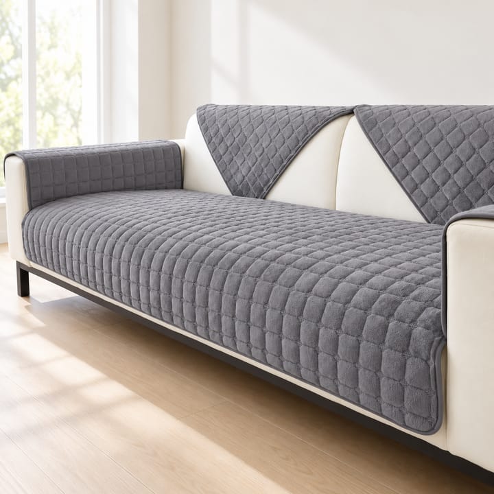 The Quilted Plush Velvet Seat Cover
