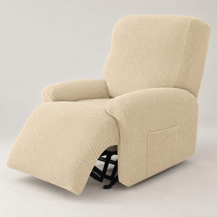 The Ribbed Knit Recliner Cover, Camel