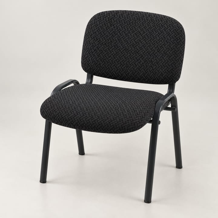 The Diamond Knit Dining Chair Cover, Black