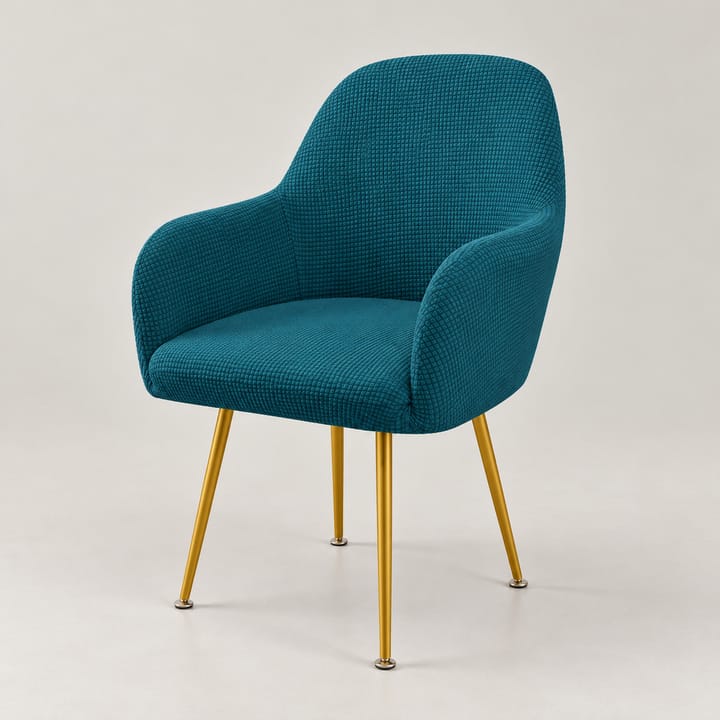 The Corn-Grain Waterproof Chair Cover, Lake blue