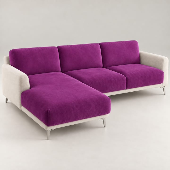 The Plush Velvet Sectional Cushion Cover, Purple