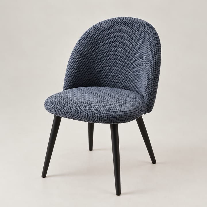 The Tatting Weave Dining Chair Cover, Dark blue