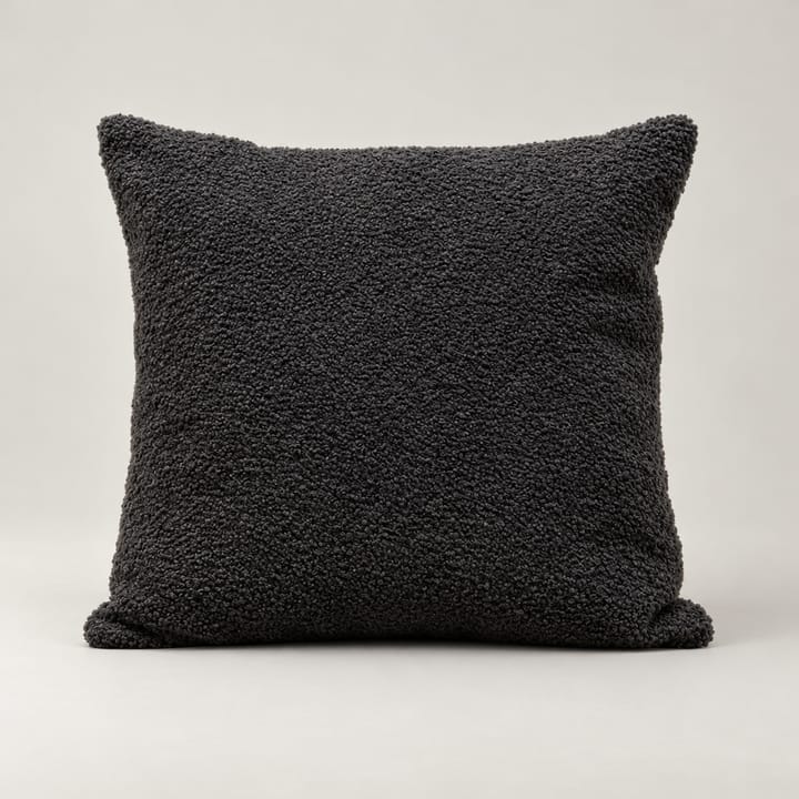 The Teddy Faux Fur Pillow Cover, Dark gray