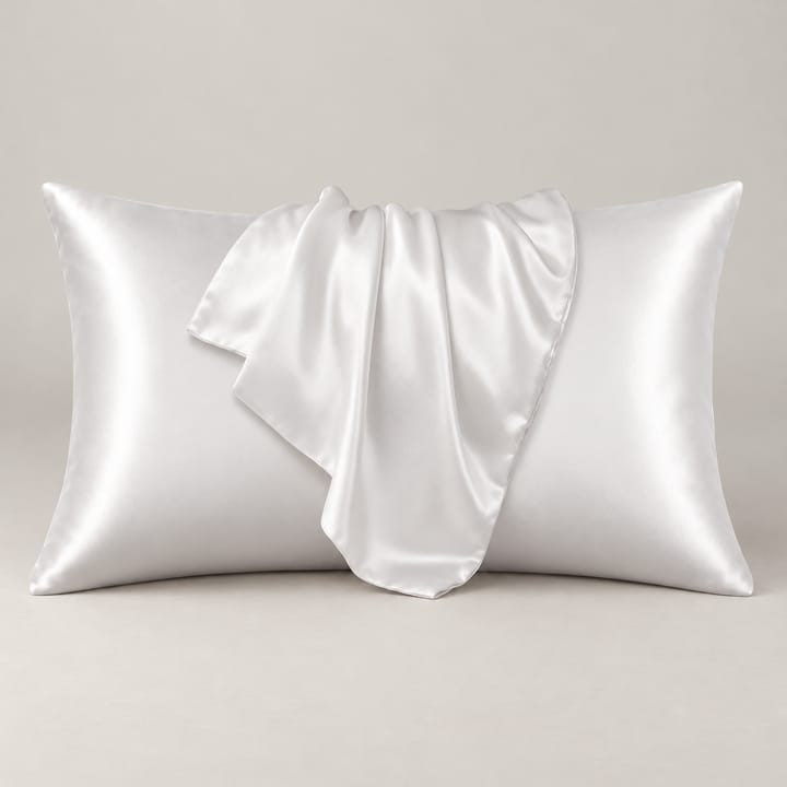 The Mulberry Silk Pillow Cover, White