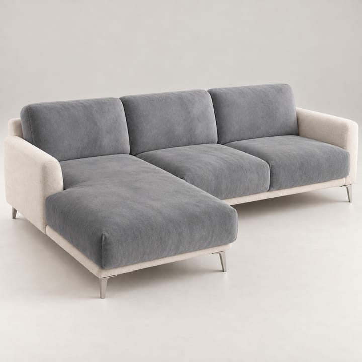 The Plush Velvet Sectional Cushion Cover, Gray