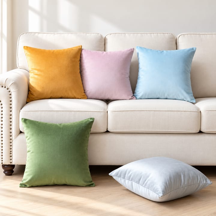 The Solid Velvet Pillow Cover
