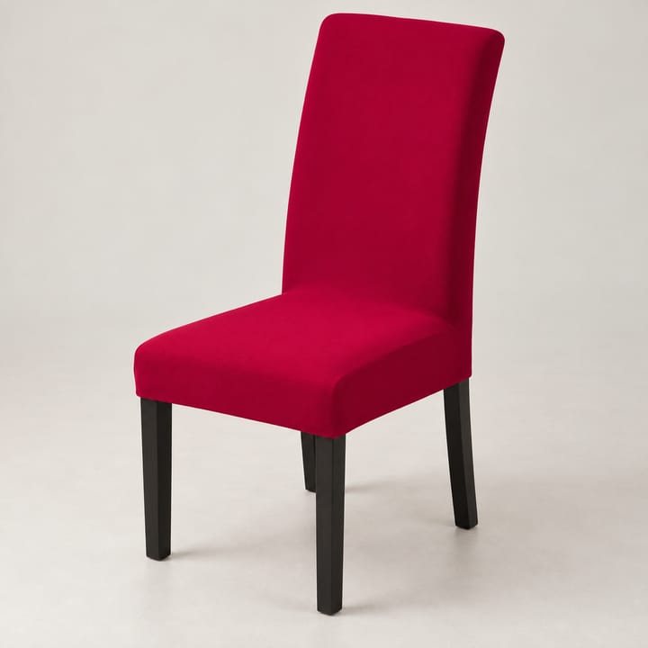 The Stretch Knit Dining Chair Cover, Red