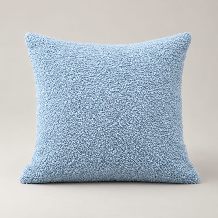The Teddy Faux Fur Pillow Cover, Light blue