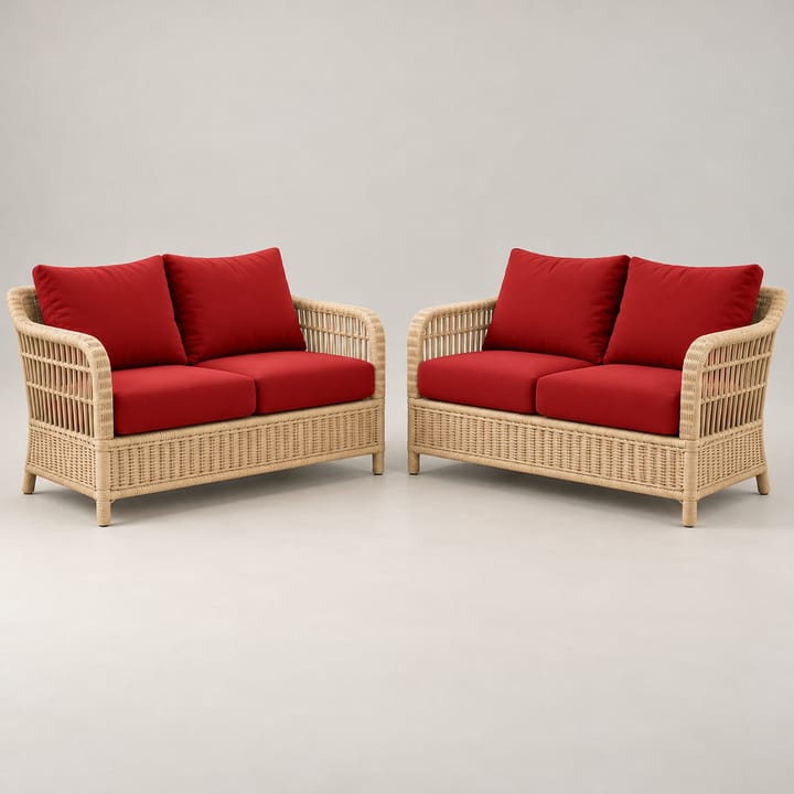 The Milk Silk Cushion Cover, Red