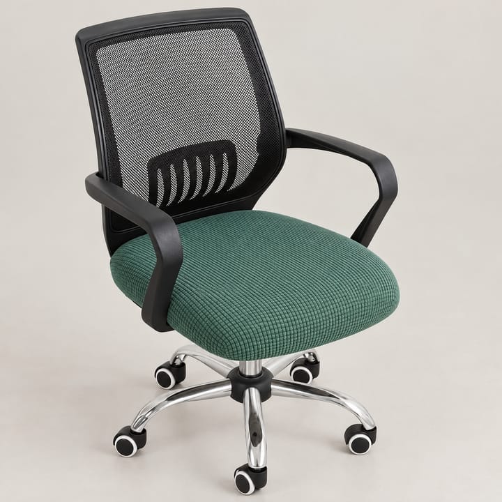The Stretch Jacquard Office Chair Seat Cover, Light green