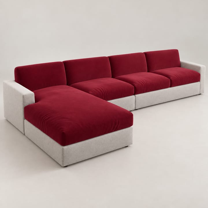 The Plush Velvet Cushion Cover, Wine Red