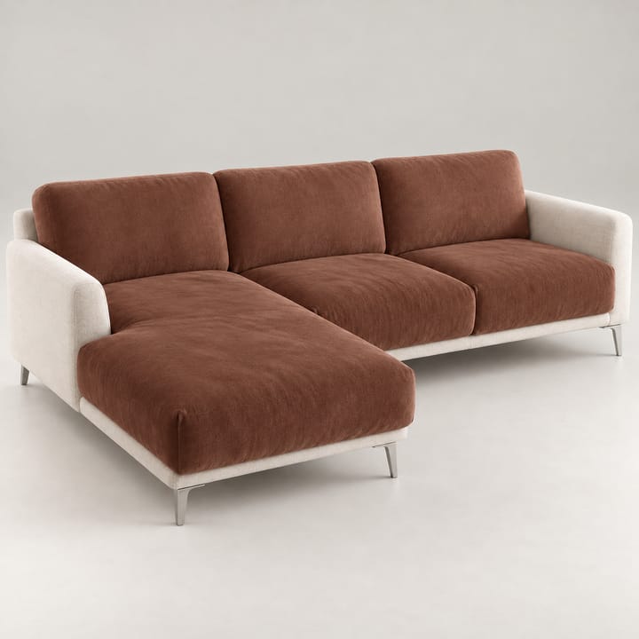 The Plush Velvet Sectional Cushion Cover, Brown