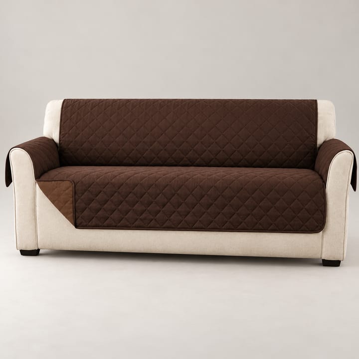 The Quilted Waterproof Pet Couch Cover, Brown