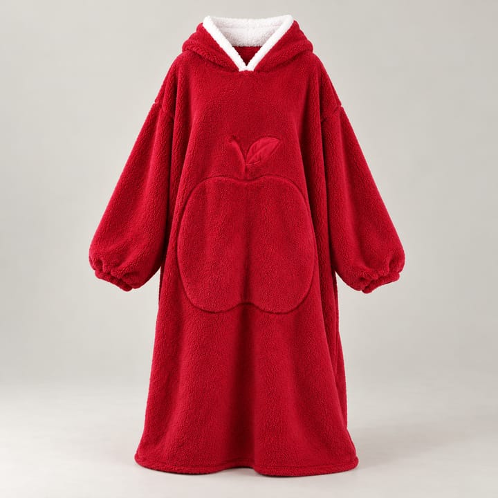 The Hooded Fleece Wearable Blanket, Red