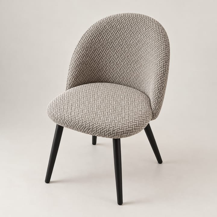 The Tatting Weave Dining Chair Cover, Light gray