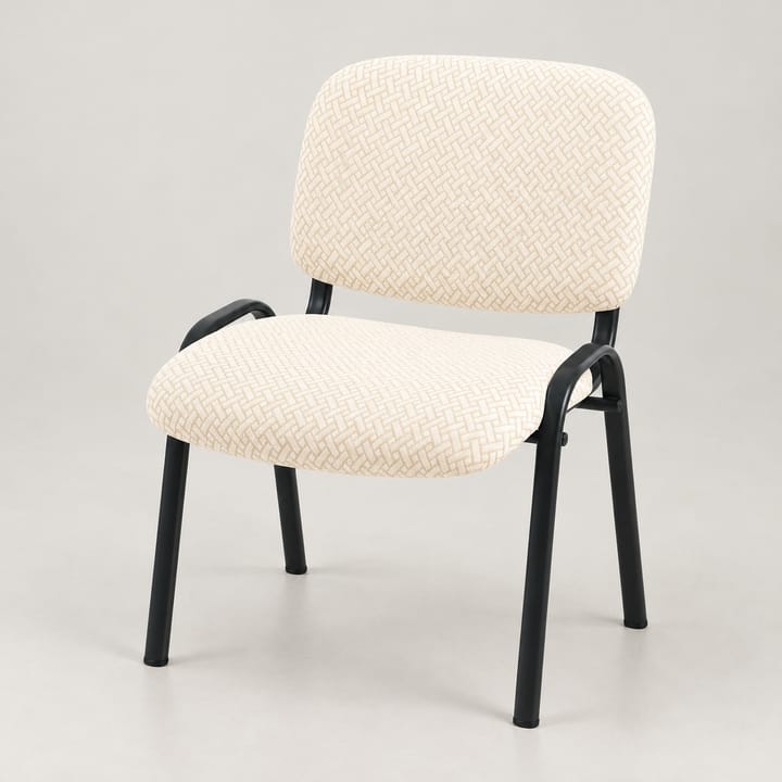 The Diamond Knit Dining Chair Cover, Beige