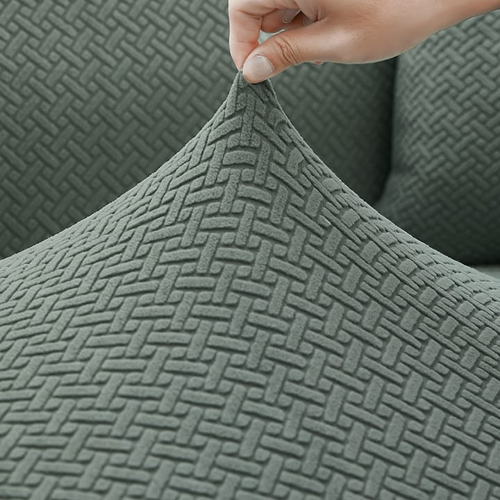 The Basketweave Jacquard Cushion Cover