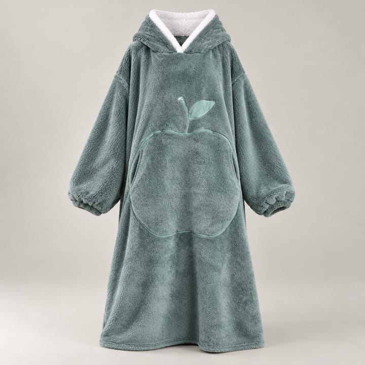 The Hooded Fleece Wearable Blanket, Sage green