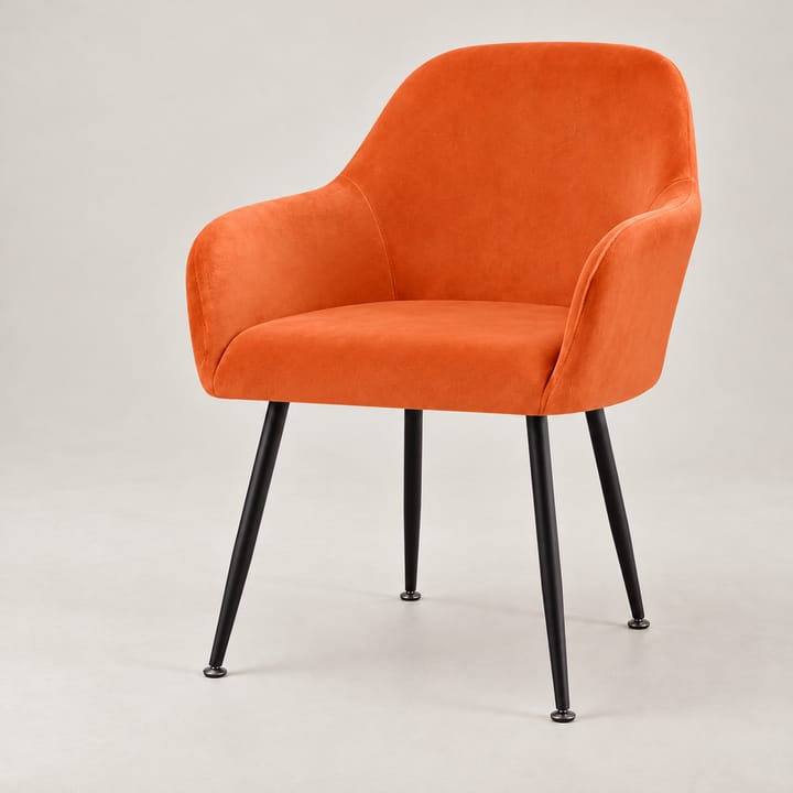 The Velvet Armchair Dining Cover, Orange