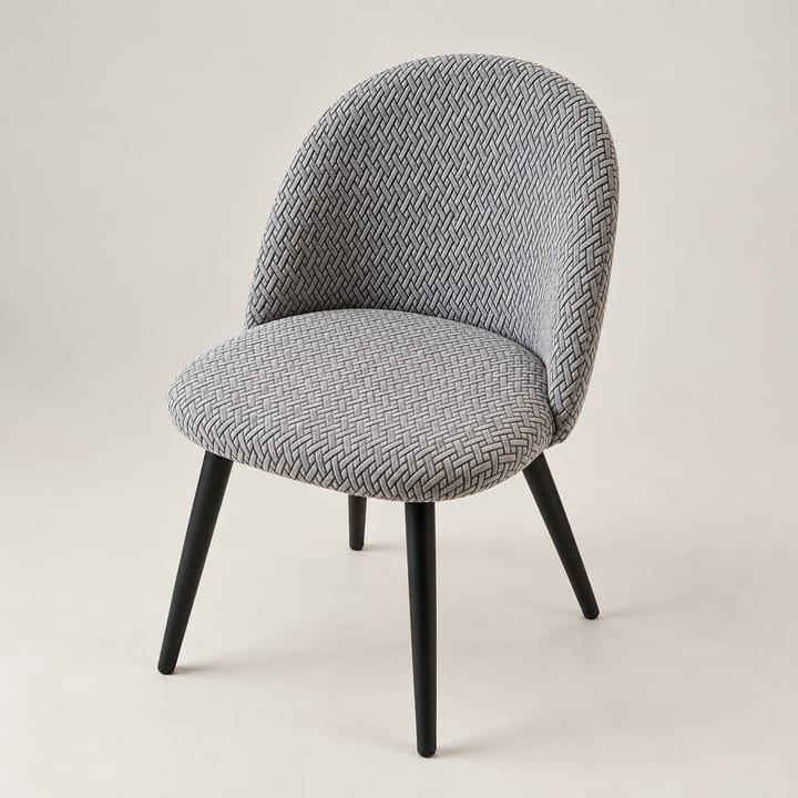 The Tatting Weave Dining Chair Cover, Gray