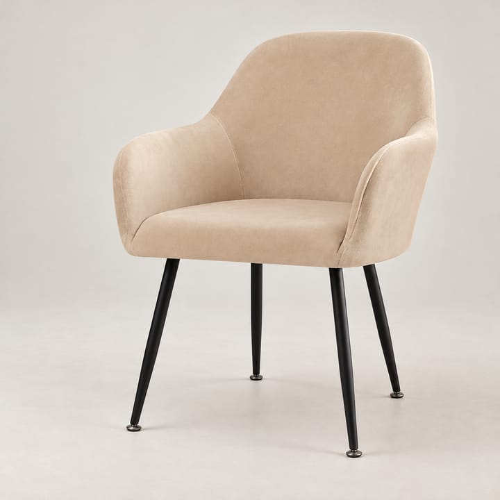 The Velvet Armchair Dining Cover, Cream