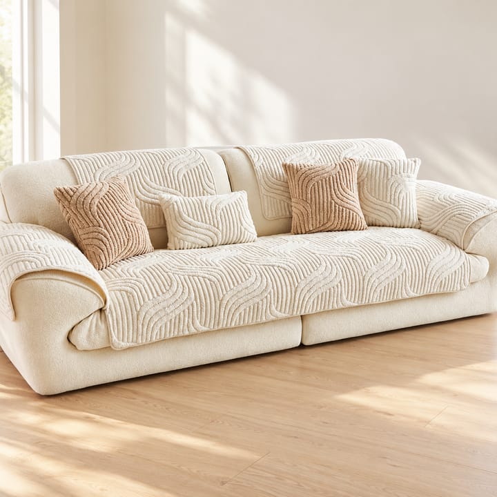 The Striped Velvet Tatting Sofa Cover