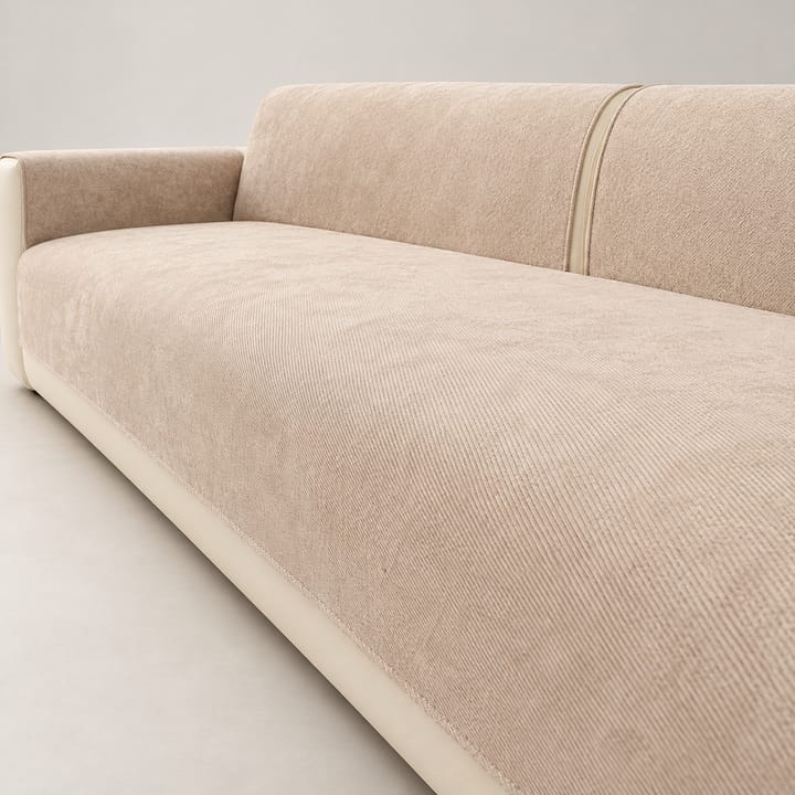 The Twill Chenille Couch Cover, Oatmeal