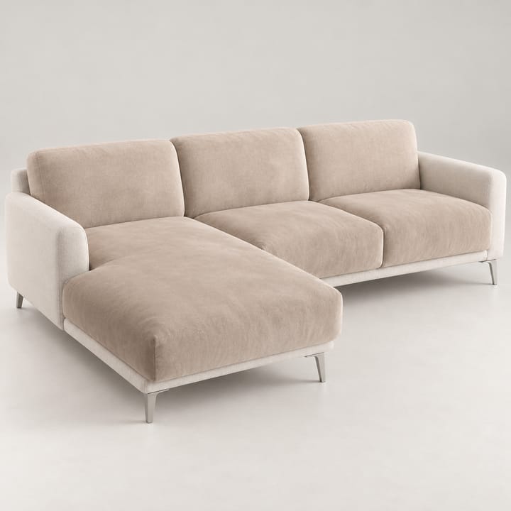 The Plush Velvet Sectional Cushion Cover, Beige gray