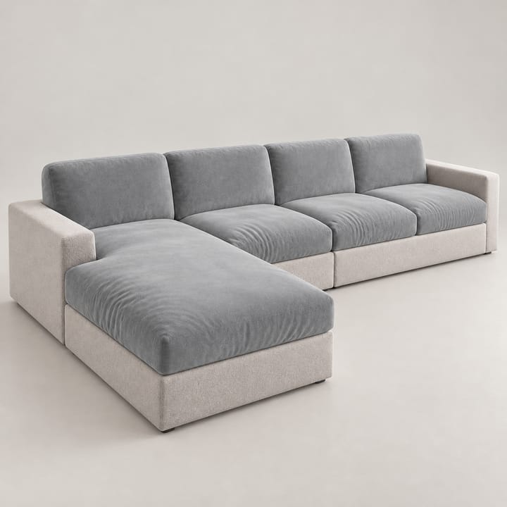 The Plush Velvet Cushion Cover, Light Gray