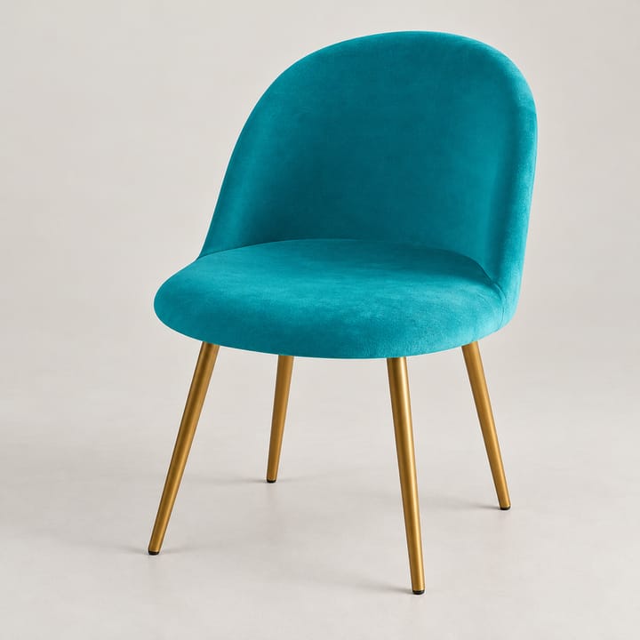 The Velvet Curve Dining Chair Cover