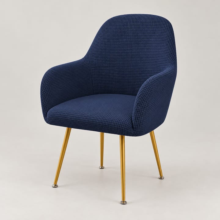 The Corn-Grain Waterproof Chair Cover, Dark blue