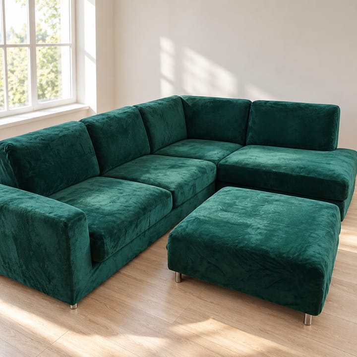 The Stretch Velvet Sectional Sofa Cover