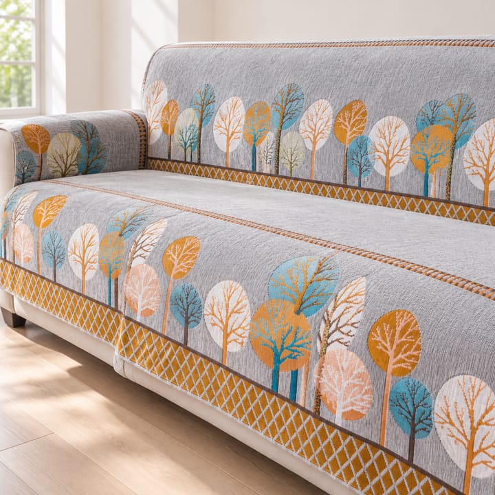 The Tree Jacquard Chenille Seat Cover
