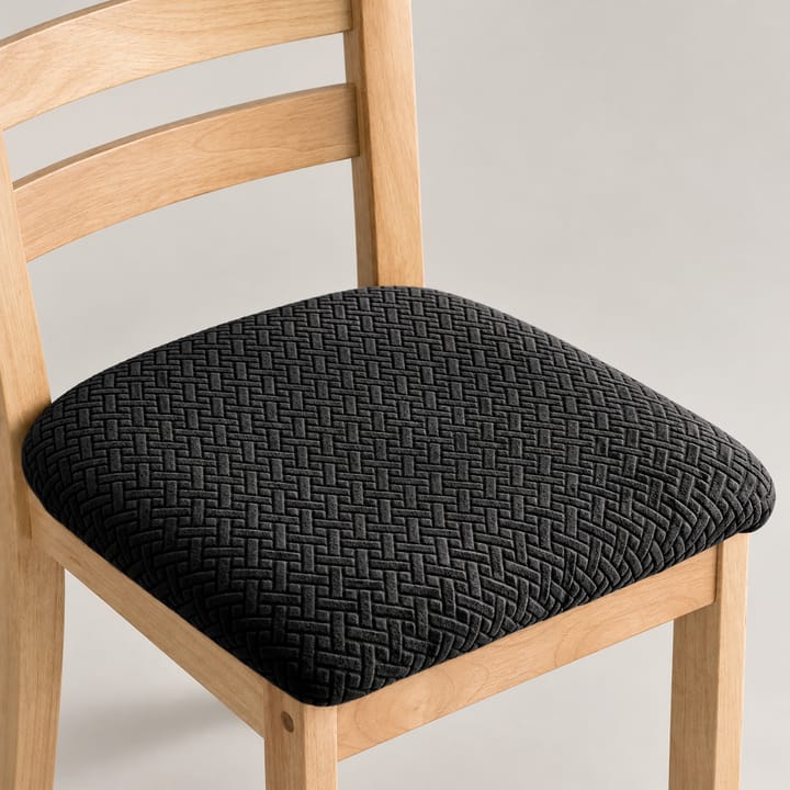The Chevron Stretch Dining Seat Cover, Black