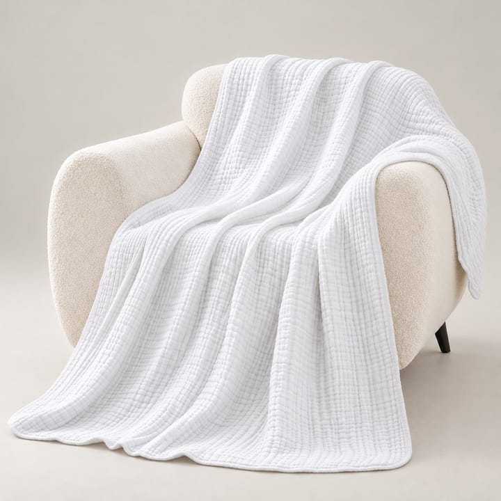 The Cotton Muslin Throw
