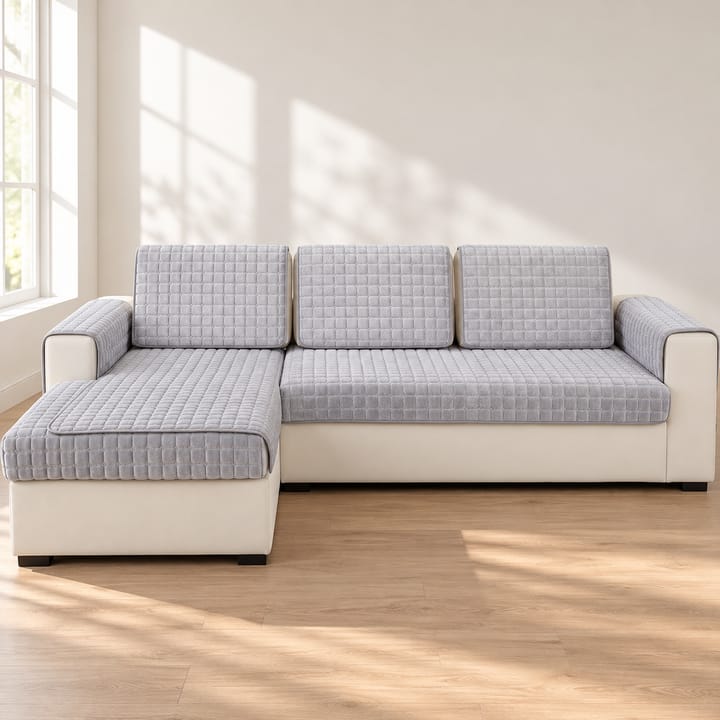 The Quilted Plush Velvet Seat Cover