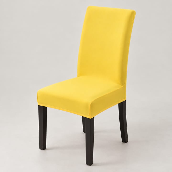 The Stretch Knit Dining Chair Cover, Yellow