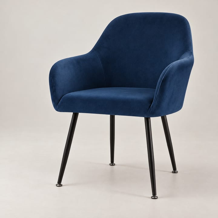 The Velvet Armchair Dining Cover, Navy