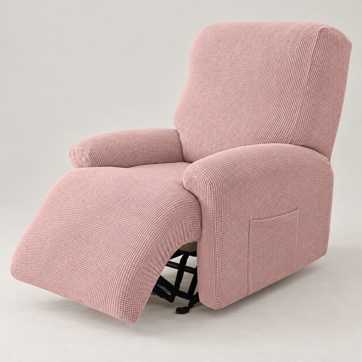 The Ribbed Knit Recliner Cover, Pink