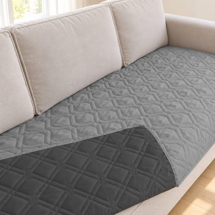 The Quilted Diamond Cushion Sofa Cover