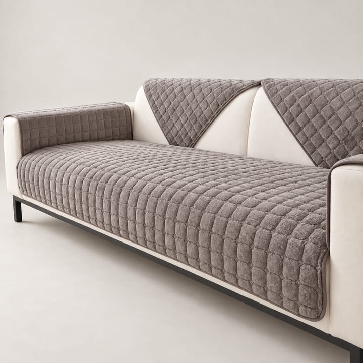 The Velvet Flannel Couch Cover, Mocha