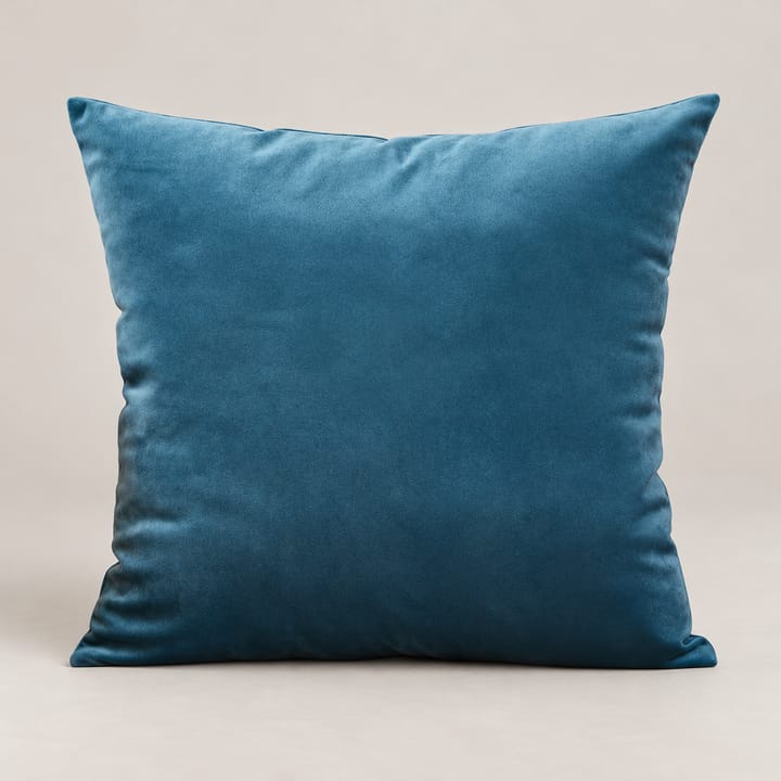 The Solid Velvet Pillow Cover, Peacock blue