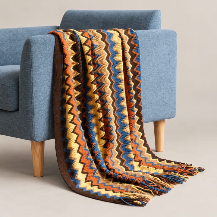 The Bohemian Jacquard Knit Throw Blanket, Multicolor