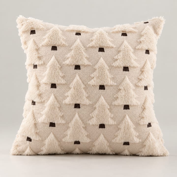 The Tufted Tree Plush Pillow Cover, Beige