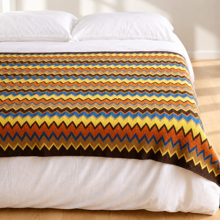 The Bohemian Jacquard Knit Throw Blanket