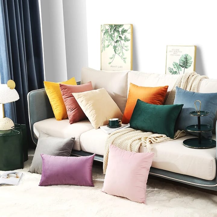 The Solid Velvet Cushion Cover