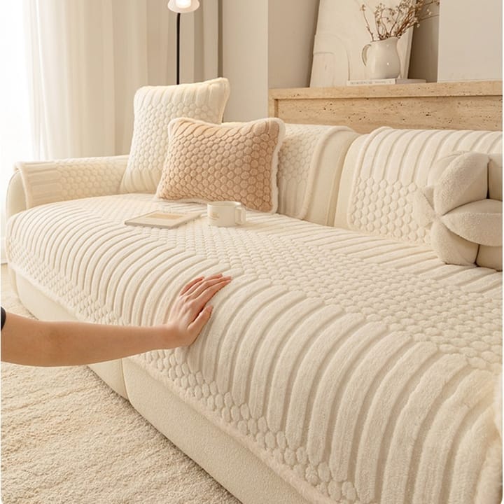 The Tufted Fleece Couch Cover