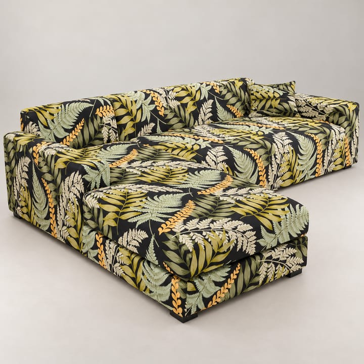 The Printed Stretch Sectional Sofa Cover, Tropical leaf