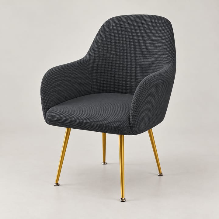 The Corn-Grain Waterproof Chair Cover, Dark gray